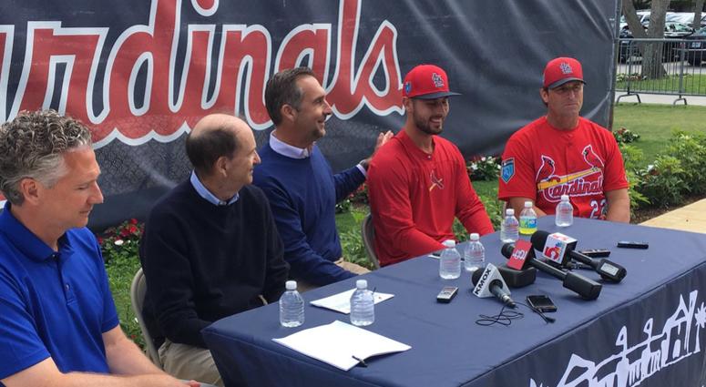 Shortstop Paul DeJong has signed a 6-year contract extension with the St. Louis Cardinals Shortstop Paul DeJong has signed a 6-year contract extension with the St. Louis Cardinals