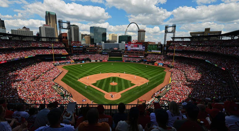 A general view of Busch Stadium A general view of Busch Stadium