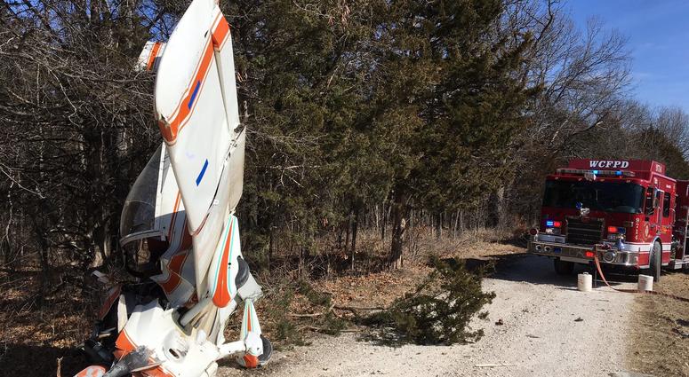 Wright City Fire-small plane crash in Centreville