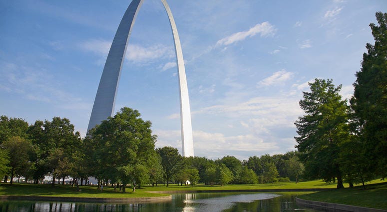 Arch An interesting view of the St. Louis Arch - Gateway to the West - the Jefferson National Expansion Memorial (U.S. National Park Service)
