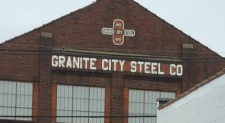 Granite City Steel building in Illinois Granite City Steel building in Illinois