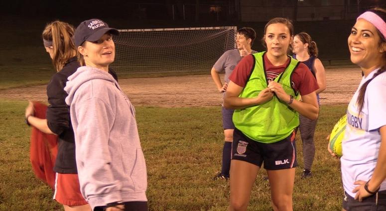 St. Louis Sabres Women's Rugby Club practice St. Louis Sabres Women's Rugby Club practice