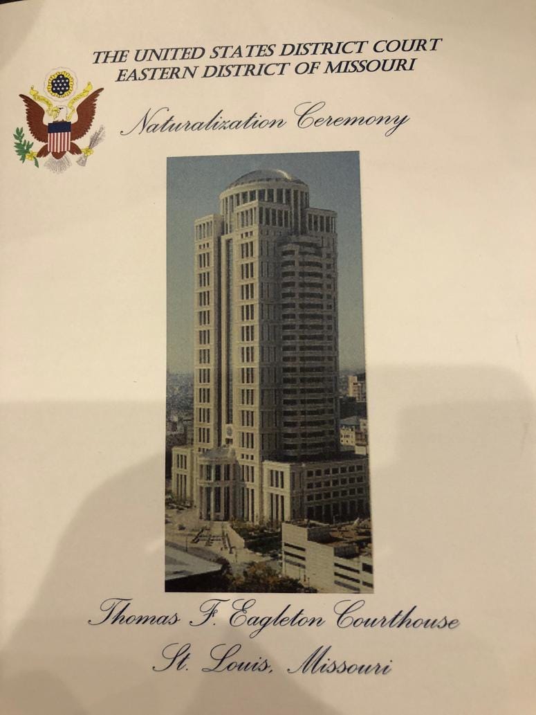 Program for the Naturalization Ceremony Program for the Naturalization Ceremony