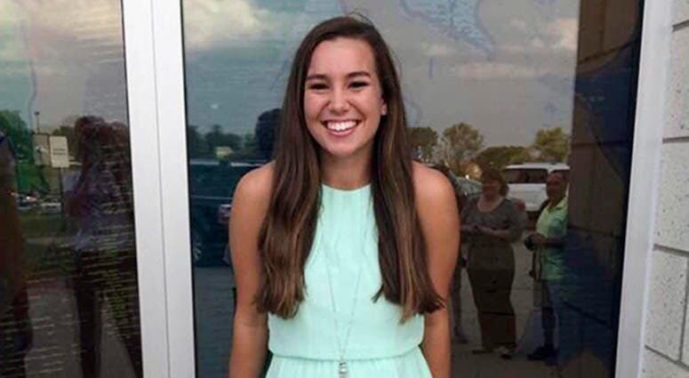 This undated photo released by the Iowa Department of Criminal Investigation shows Mollie Tibbetts, a University of Iowa student who was reported missing from her hometown in the eastern Iowa city of Brooklyn on Thursday, July 19, 2018.