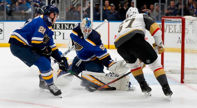 Blues beat Golden Knights 4-2