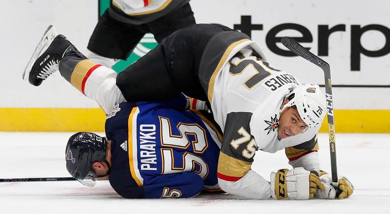 Blues beat Golden Knights 4-2