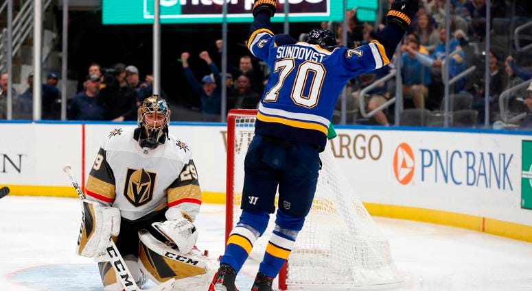 Blues beat Golden Knights 4-2
