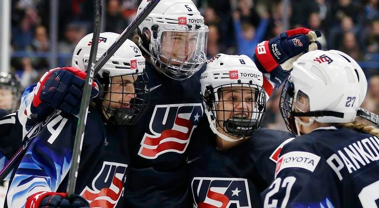 Team USA womens hockey