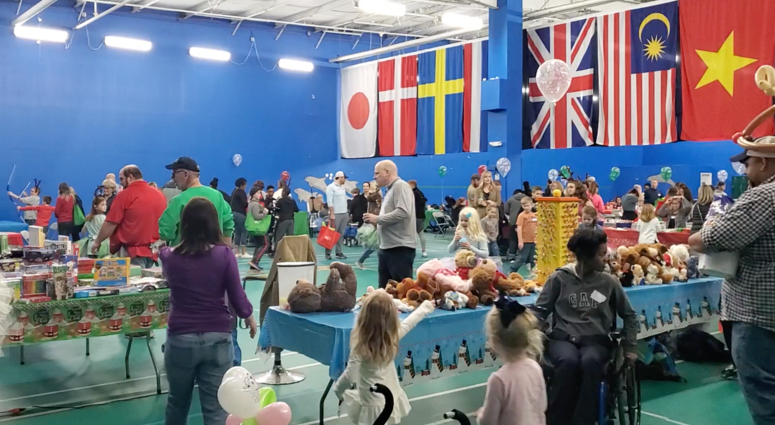 party of families of kids with cancer