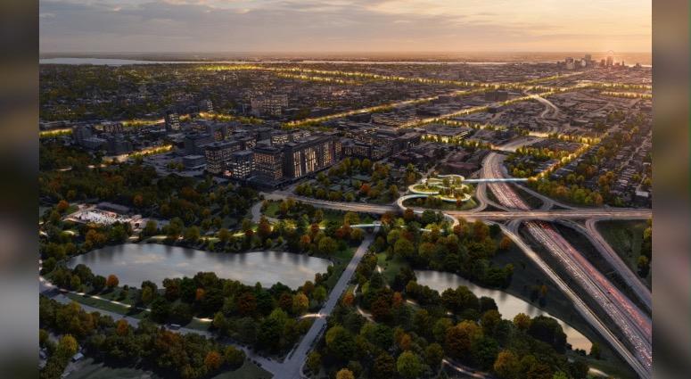 Chouteau Greenway rendering