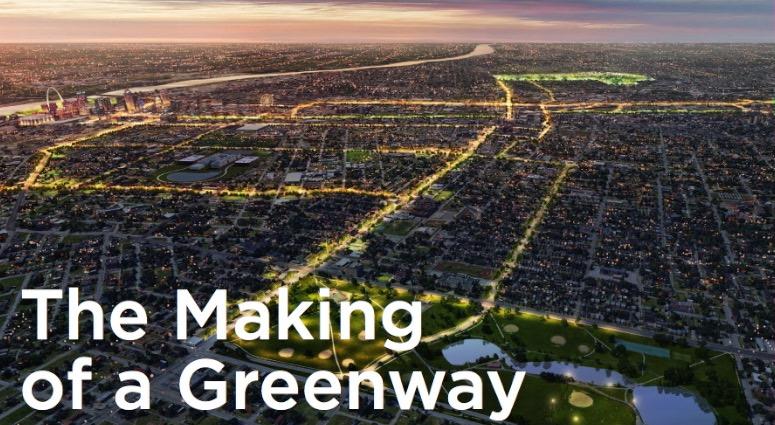Chouteau Greenway rendering