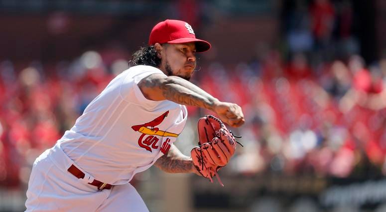St. Louis Cardinals pitcher Carlos Martinez. St. Louis Cardinals pitcher Carlos Martinez.