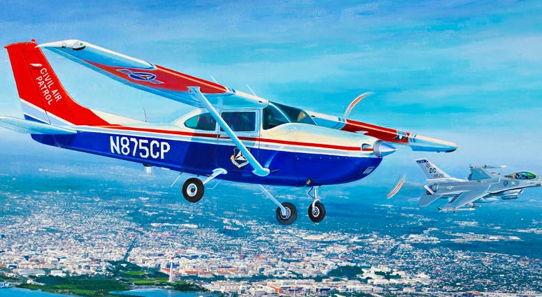 Civil Air Patrol "Total Force Partners" painting Total Force Partners
