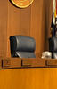 County Executive Steve Stenger's chair during a County Council meeting
