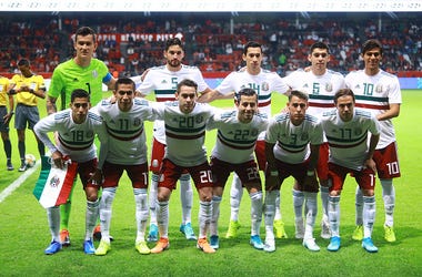 Se Cancelasen Los Juegos Del TRI En USA Players of Mexico pose for the team photo prior to the international friendly between Mexico and Trinidad & Tobago at Nemesio Diez Stadium on October 2, 2019 in Toluca, Mexico.