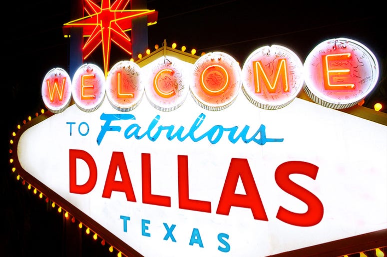 Dallas Es Una De Las 30 Ciudades Más Divertidas De USA Welcome to Dallas (signal like Las Vegas)