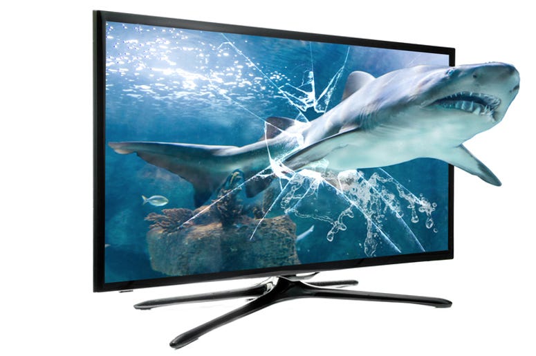 El Tiburón De La Película Jaws, ¡SI EXISTE! 3D LED SMART TV