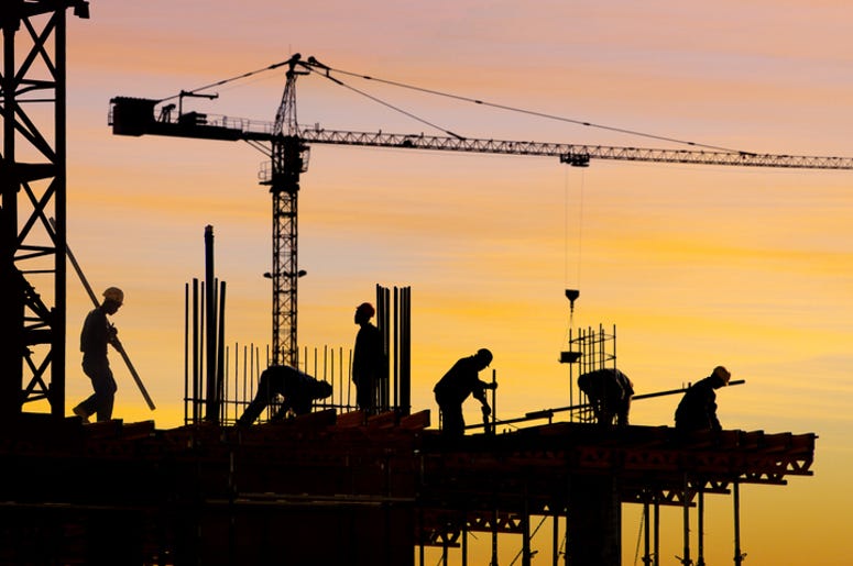 Estudio Dice Que Texas Es Uno De Los Estados Más Trabajadores En USA construction site silhouette