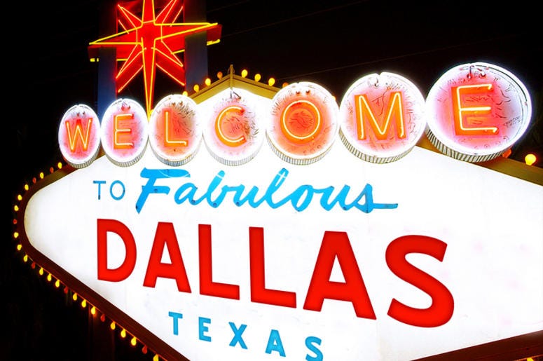 Dallas Es Una De Las 30 Ciudades Más Divertidas De USA Welcome to Dallas (signal like Las Vegas)
