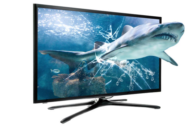 El Tiburón De La Película Jaws, ¡SI EXISTE! 3D LED SMART TV