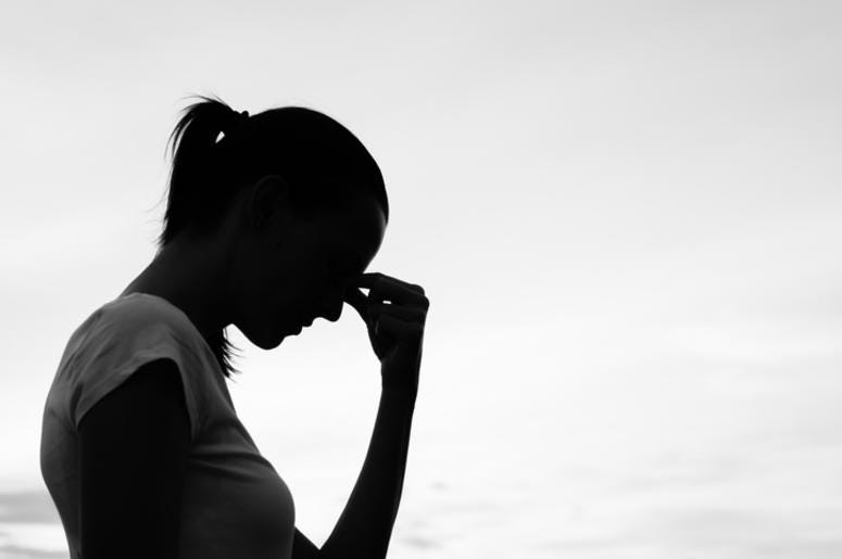 mujer llorando