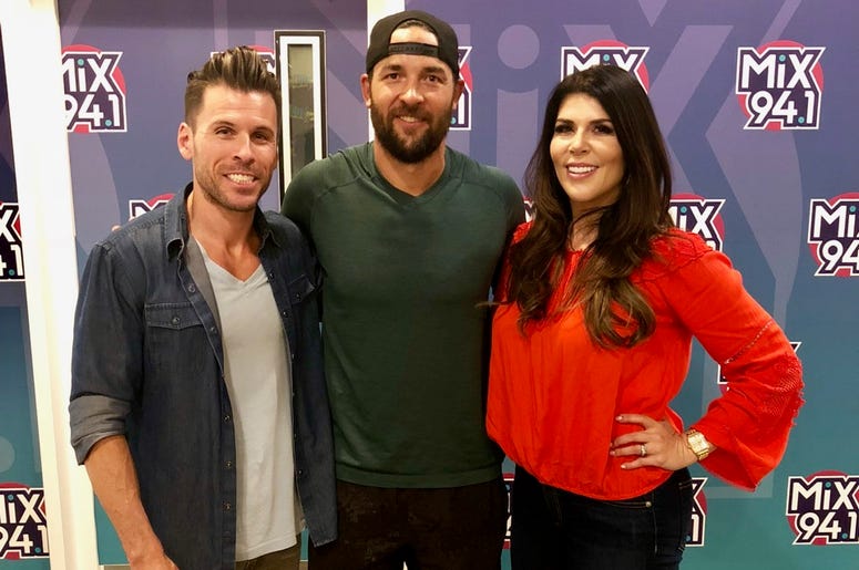 Deryk Engelland with Mercedes and JC Deryk Engelland with Mercedes and JC