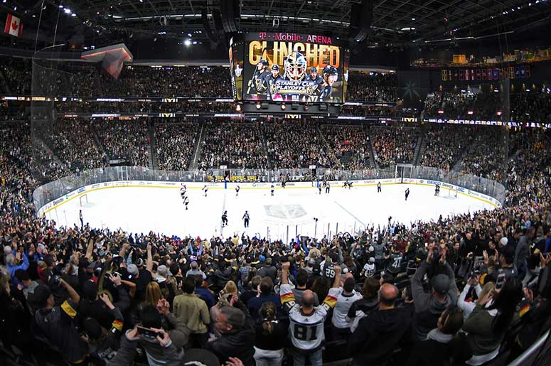 Golden Knights Celebrate Clinch Golden Knights Celebrate Clinch