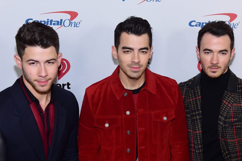 The Jonas Brothers - Nick Jonas, Joe Jonas and Kevin Jonas arrive at iHeartRadio's Z100 Jingle Ball 2019 Presented By Capital One on December 13, 2019 in New York City, NY. (Photo by Jeremy Smith/imageSPACE/Sipa USA)