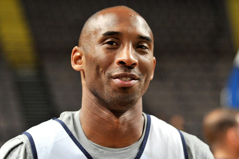 File photo dated 18-07-2012 of USA Basketball star Kobe Bryant during a training session at the Manchester Arena, Manchester. (Photo by PA Images/Sipa USA)