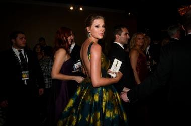 Pop star Taylor Swift was nominated for an original song for \"Cats.'' Taylor Swift at Golden Globe