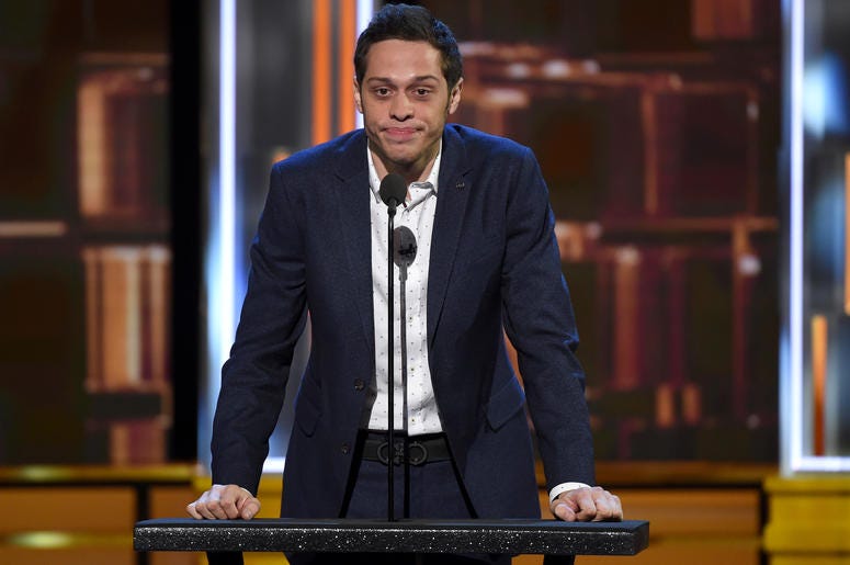 LOS ANGELES - AUGUST 27: Pete Davidson onstage during the 'Comedy Central Roast of Rob Lowe' at Sony Studios on August 27, 2016 in Los Angeles, California. (Photo by Frank Micelotta/PictureGroup)