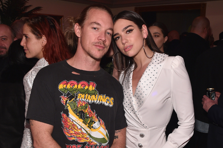 Diplo (L) and Dua Lipa attend the 60th Annual Grammy Awards after party Diplo (L) and Dua Lipa attend the 60th Annual Grammy Awards after party