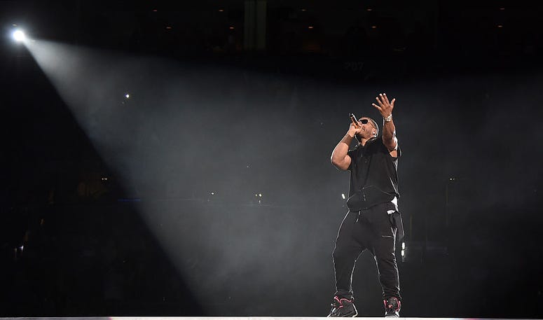 Nelly Nelly Performs at New Kids on the Block concert