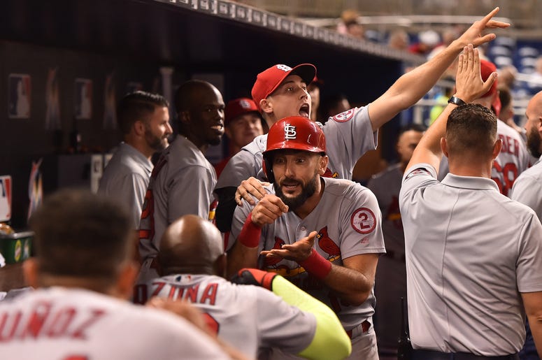 Matt Carpenter of the St. Louis Cardinals. Matt Carpenter of the St. Louis Cardinals.