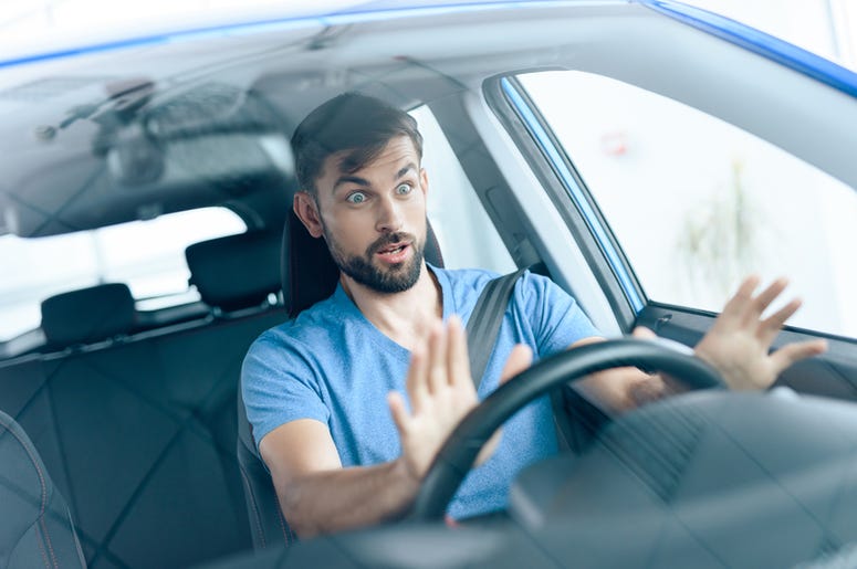Surprised at Car Surprised at Car