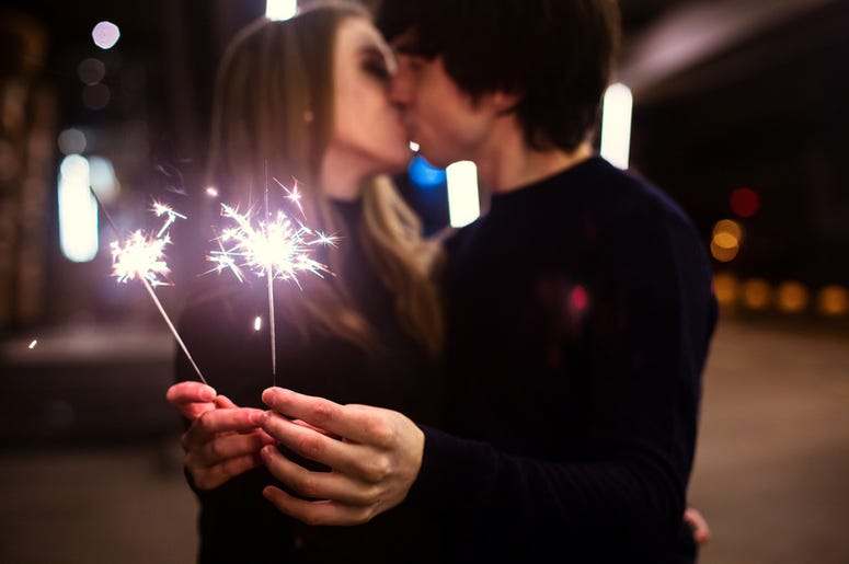 Fireworks Kissing Fireworks Kissing