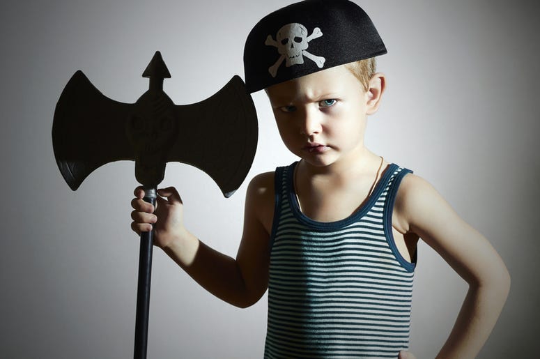Unhappy Kid at Halloween Unhappy Kid at Halloween