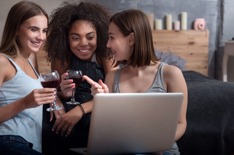 girls drinking girls drinking