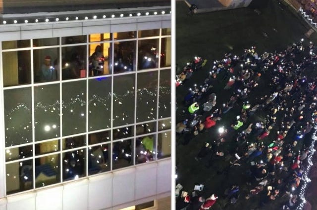 Cardinal Glennon Children's Hospital, police, firefighters