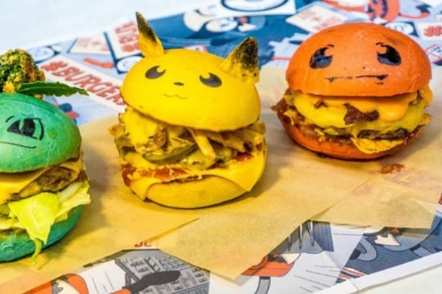 pokemon burgers