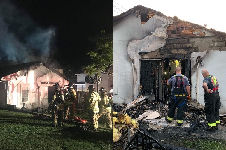 Woodbury fire after rejected booty call