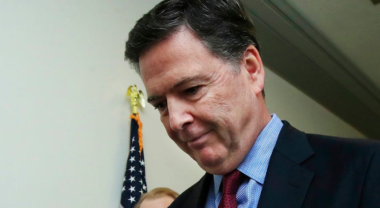 Former FBI Director James Comey speaks to reporters after testifying under subpoena behind closed doors before the House Judiciary and Oversight Committee on Capitol Hill in Washington, Friday, Dec. 7, 2018 Former FBI Director James Comey speaks to reporters after testifying under subpoena behind closed doors before the House Judiciary and Oversight Committee on Capitol Hill in Washington, Friday, Dec. 7, 2018
