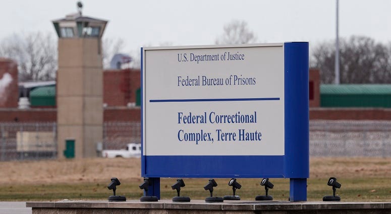 Justice Department moving ahead with execution plan next week