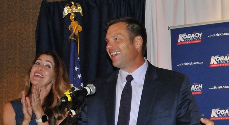 PAC resists naming donors after pro-Kobach ads in Kansas