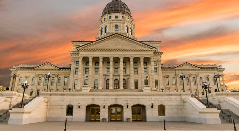 Kansas governor turns to pensions for budget breathing room
