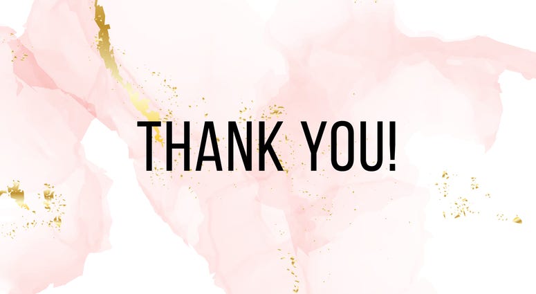 Thank you card