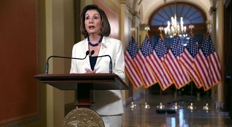Pelosi asks House to proceed with articles of impeachment