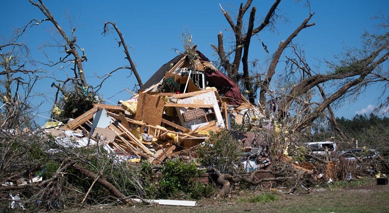 Survivors begin recovery efforts following deadly tornadoes in the South