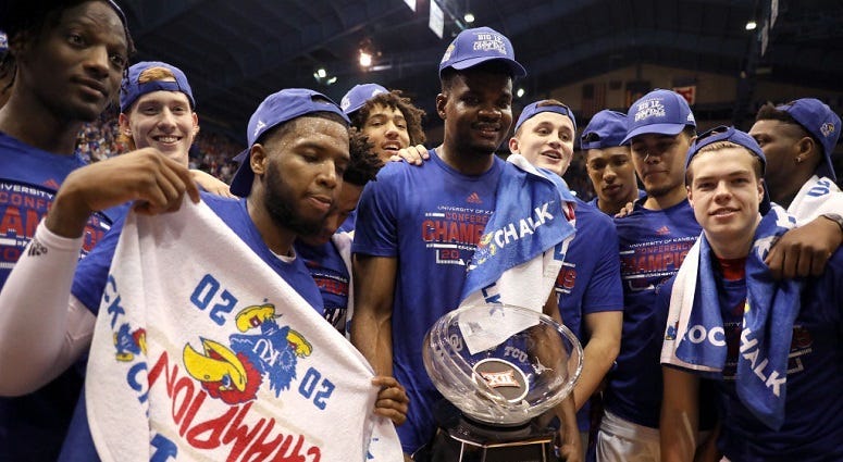 Kansas finishes No. 1 in final AP poll; Gonzaga, Dayton next