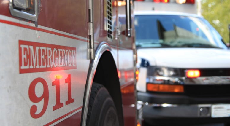 ambulance and fire engine